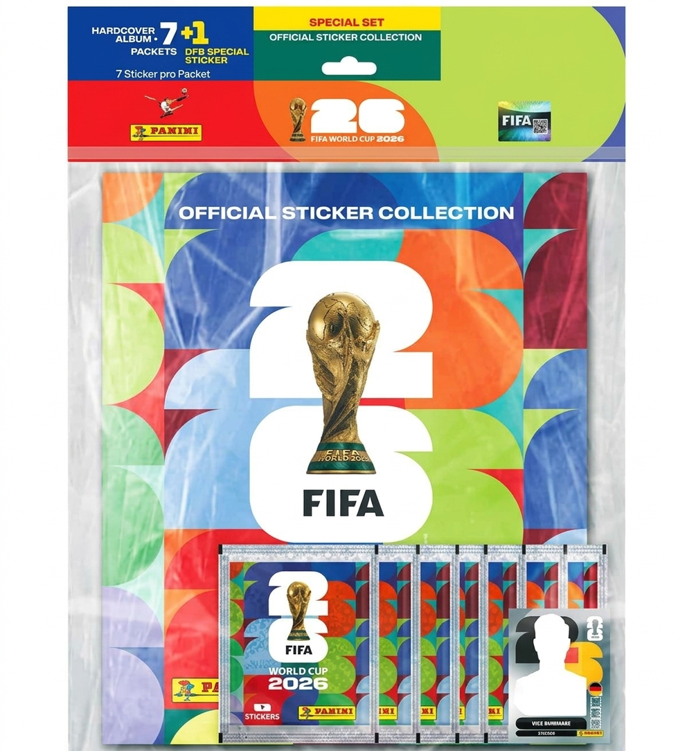 Panini FIFA World Cup 2026 - Caderneta Capa Dura + Saquetas