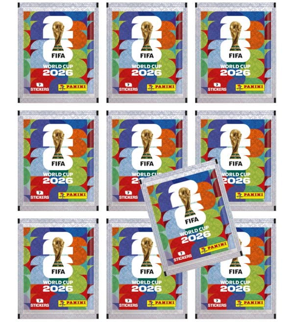 Panini FIFA World Cup 2026 – 10 Saquetas